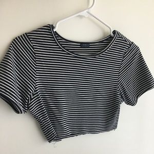 Brandy Melville striped crop top